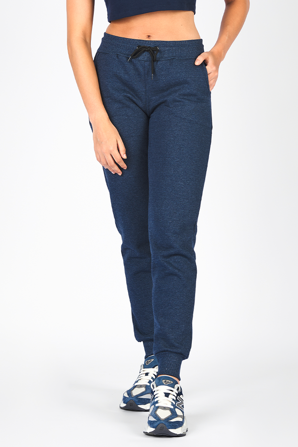 Calça de Moletom Feminina Azul