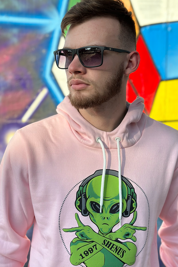 Casaco de Moletom ET Alien - Rosa Claro