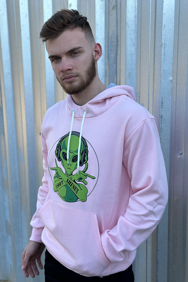 Casaco de Moletom ET Alien - Rosa Claro